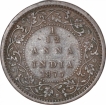 Bombay-Mint-Copper-One-Twelfth-Anna-Coin-of-Victoria-Empress-of-1877.