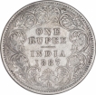 Calcutta-Mint-Silver-One-Rupee-Coin-of-Victoria-Empress-of-1887
