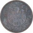 Bombay-Mint-Copper-One-Quarter-Anna-Coin-of-Victoria-Empress-of-1886