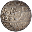 Bengal Presidency Silver One Rupee Coin of Murshidabad Mint of Year 1182.