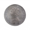Bombay Mint of Silver One Rupee Coin of Victoria Empress of 1880