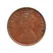  Calcutta Mint Copper One Quarter Anna Coin of Victoria Empress of 1897