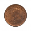 Calcutta Mint Bronze One Quarter Anna Coin of King George V of 1936