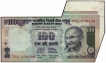 Rare Paper Sheet Folds Cutting Error One Hundred Rupees Note Signed by Bimal Jalan.