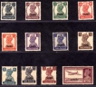 1940-1943 Postage Stamps of Chamba State of King George VI