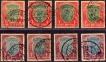 5 and 10 Rupees King George V Stamps of 1911-1922.