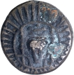  Vishnukundin Dynasty Rare Copper Base alloy Coin of Andhra Region.