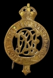 United Kingdom Brass Hat Regimental Cap Badge.