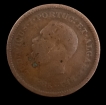 Colonial Coinage Copper One Eighth Tanga Coin of Luiz I of Indo- Portuguese.