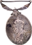 The-British-Empire,-1930,-Efficiency-Medal,-King-George-V,-oblong-shaped-silver-medal,-awarded-to-"E.-Myers".
