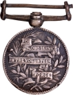 Silver Volunteer Long Service and Good Conduct Miniature  Medal of Victoria Queen of 1894.