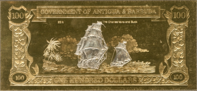 1981-One-Hundred-Dollars-Bank-Note-of-Antigua-and-Barbuda.
