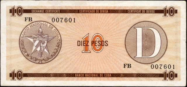 1985-Ten-Pesos-Bank-Note-of-Cuba.