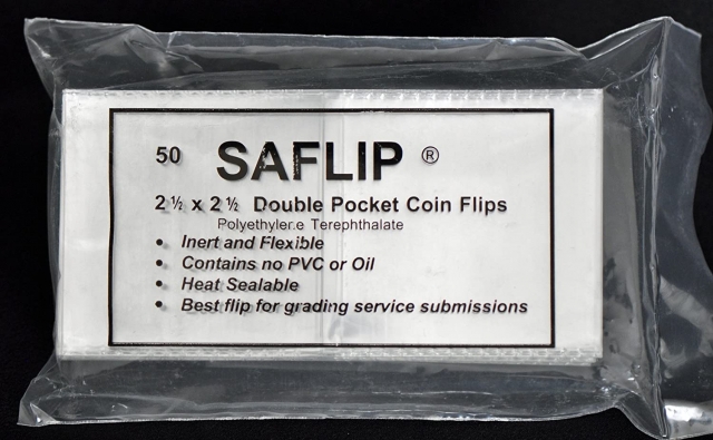 Double-Pocket-Safety-Coin-Flips-Made-by-PCGS,-USA