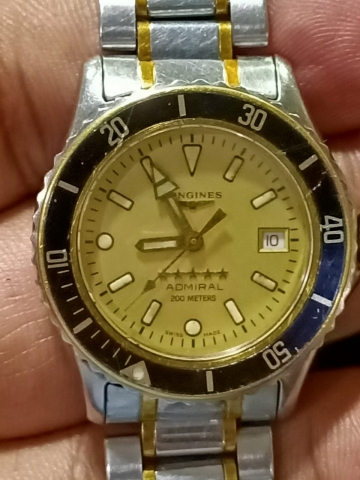 Vintage-Longines-5-Star-ADMIRAL-200-Meters-Chain-Wrist-watch