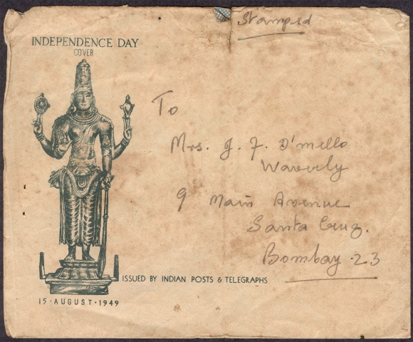 Postal-Cover-of-Independent-India-of-1949.-