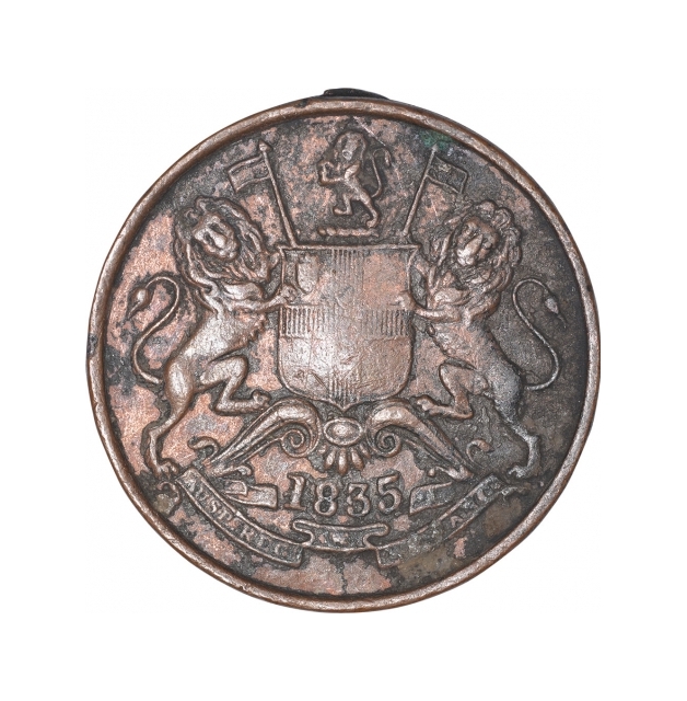 -Madras-Mint-Copper-Half-Anna-Coin-of-East-India-Company-of-1835