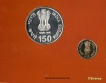 2011-UNC-Set-Income-Tax-150-Years-of-Building-India-Kolkata-Mint-Set-of-2-Coins.