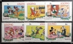 Lesotho-Christmas-1983-Disney-Cartoon-Holiday-Stamps-set-of-6-1983-MNH.
