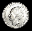 Silver-1-Gulden-Coin-of-Wilhelmina-Nederland-1931.