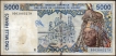 Five-Thousand-Francs-Bank-Note-of-Western-African.