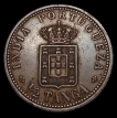 1901-Indo-Portuguese-Bronze-Half-Tanga-Coin-of-Carlos-I.