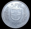 Silver-5-Francs-Coin-of-Switzerland-of-1932.