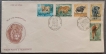 FDC,-Wild-Life-Preservation-1963,-Used-Complete-Set-of-5-Stamps-of-Preservation.