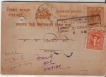INDORE-STATE-POSTCARD-WITH-1/4-ANNA-STAMP
