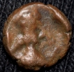 Copper-Coin-of-Ujjaini(2nd-Cen.-BC)-with-Goddess-Laxmi-Seate