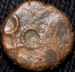 Copper-Coin-of-Ujjaini(2nd-Cen.-BC)-with-Goddess-Laxmi-Seate