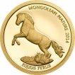 Mongolia-2014-500-Togrog-Mongolian-Nature-Horse-0.5g-Gold-