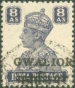 GWALIOR-KGVI-1949-8a-Slate-violet,-ALIZAH-PRINTING