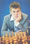 RARE BIG Autograph photo chess Grandmaster Magnus Carlsen 