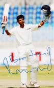 Hand Signed big autograph of cricketer the wall Rahul Dravid