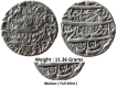 Mughal-;-Shah-Jahan,-Silver-Rupee,-Mint-:-Multan-(-Full-Mint-)-