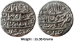 Mughal-;-Shah-Jahan-;-Scarce-Silver-Rupee-Mint-:-Surat-