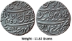 Bengal-Presidency-;-Silver-Rupee;-INO-Shah-Alam-II;-RY-45-Mint-:-Farrukhabad-