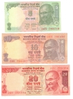 5RS-10RS-20RS-50RS-100RS(-5PCS-SET-UNC-STARTING-HOLLYNO-786***)-MIX-GOV-MIX-YEAR