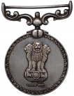  Scarce Republic India Meritorious Service Silver Medal  Awarded to Selected Non-Commissioned Armed Forces.