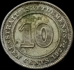 1927-Silver-Ten-Cents-Coin-of-Straits-Settelment.