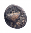 Satakarni I Bronze Coin of Satavahanas.
