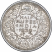 Calcutta Mint Silver Half Rupee Coin of King George VI of 1939