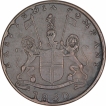 Rare-Bombay-Presidency-Copper-Quarter-Anna-Coin-of-Mumbai-Mint-of-Year-1246.