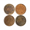 Calcutta-and-Bombay-Mint-Bronze-One-Twelfth-Anna-Coins-of-King-George-V-of-1927-and-1928