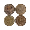 Calcutta-Mint-Bronze-One-Twelfth-Anna-Coins-of-King-George-V-of-1929-and-1930-and1931-and-1932