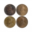 Calcutta-Mint-Bronze-One-Twelfth-Anna-Coins-of-King-George-V-of-1929-and-1930-and1931-and-1932
