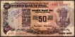 Rare Double Printing Error Fifty Rupees Note Signed by Bimal Jalan.