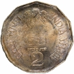 Die-Caps-Appearing-Uniface-Error-Two-Rupees-Coin-of-Republic-India.-