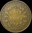 Bombay Mint Copper Half Anna Coin of East India Company of 1835